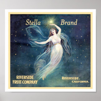 Vintages Obst Poster