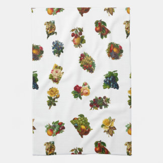 Vintages Obst und Blume Handtuch