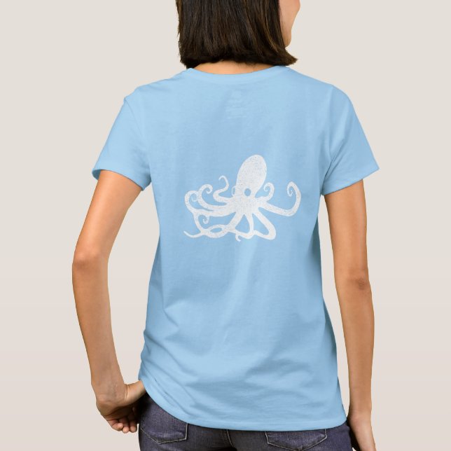 Vintages Octopus-Shirt T-Shirt (Rückseite)