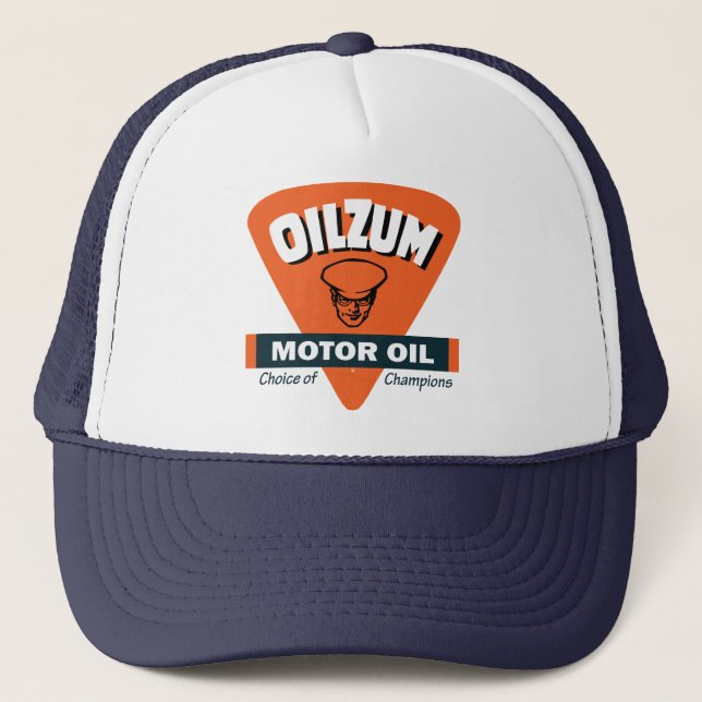Vintages Oilzum Bewegungsölzeichen Truckerkappe (Vorderseite)