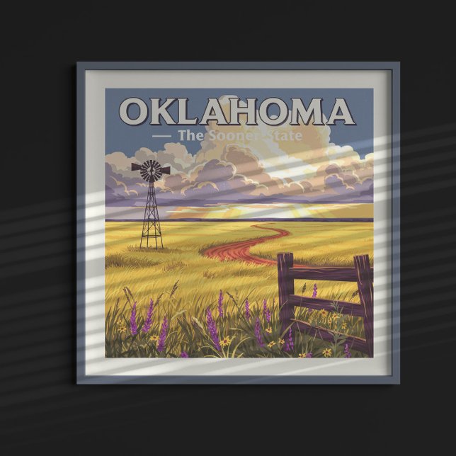 Vintages Oklahoma Poster (Von Creator hochgeladen)