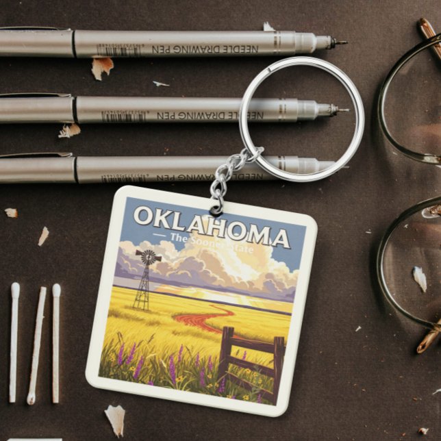Vintages Oklahoma Schlüsselanhänger (Von Creator hochgeladen)