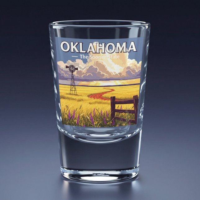 Vintages Oklahoma Schnapsglas (Von Creator hochgeladen)