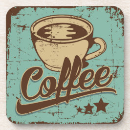 Vintages Olive Green Getränkeuntersetzer