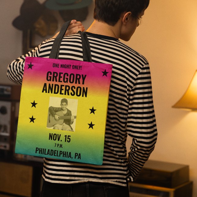 Vintages Ombre Concept Poster mit Foto Custom Tasche (Von Creator hochgeladen)