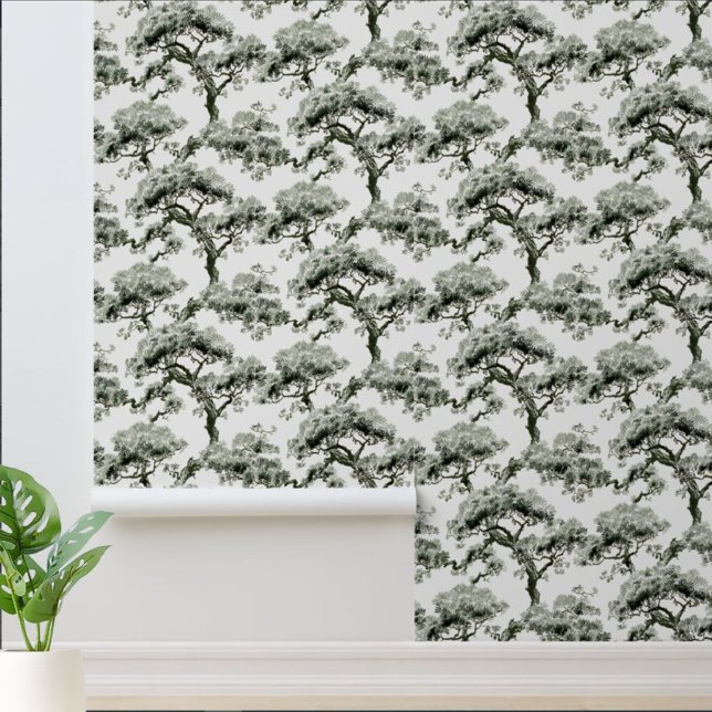 Vintages orientalisch-japanisches Bonsai Tree Patt Tapete (Von Creator hochgeladen)