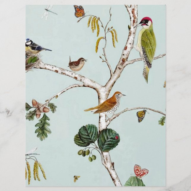 Vintages Origami-Papier (Vorderseite)