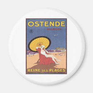 Vintages Ostende Belgique Magnet