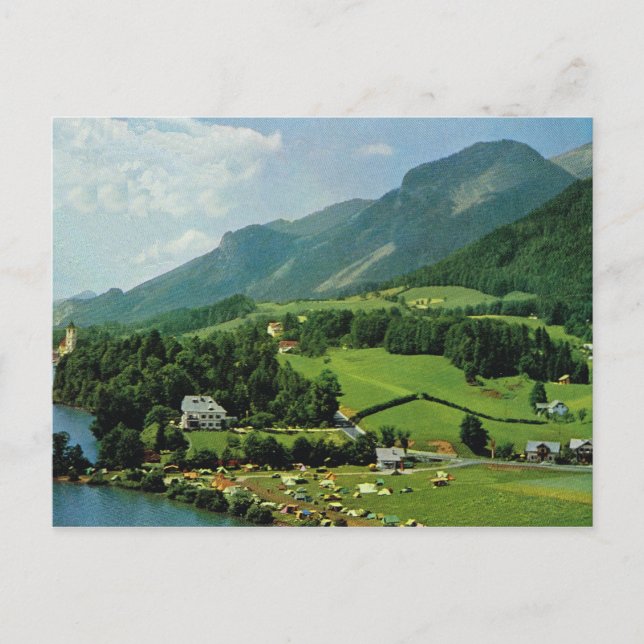Vintages Österreich, Appesbach, Salzburg Postkarte (Vorderseite)