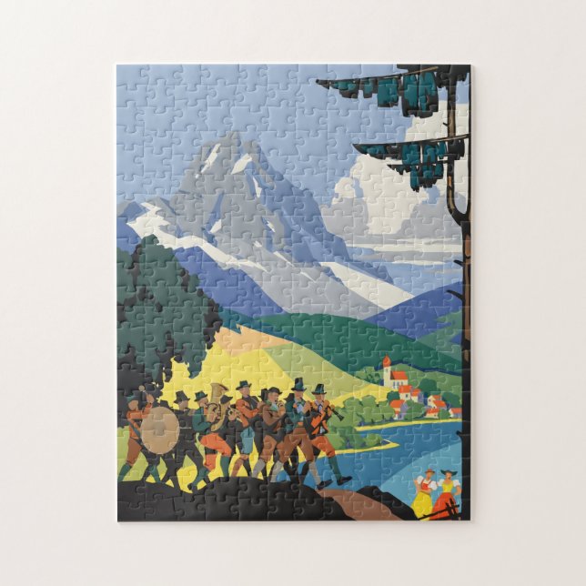 Vintages Österreichisches Poster (Vertikal)