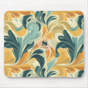 Vintages Paisley-Inspiriert Leaf-Muster (1) Mousepad