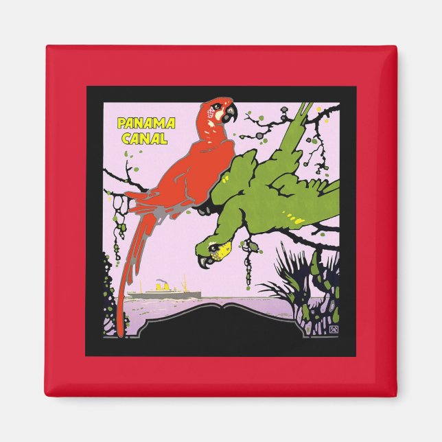 Vintages Panama Canal Magnet (Vorne)