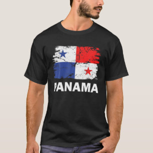 Vintages Panama Panamaer Flag Prix Support Panam T-Shirt
