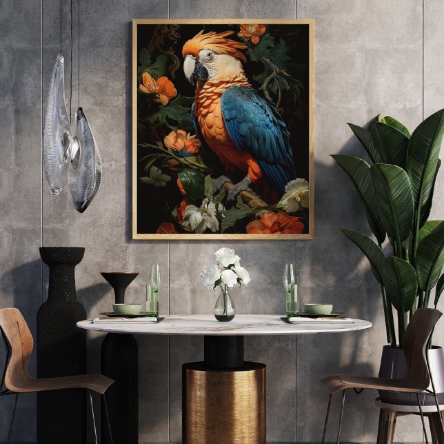 Vintages Papageienpapier Seidenpapier (Von Creator hochgeladen)