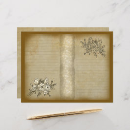 Vintages Papier der Rose