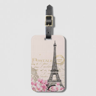 Vintages Paris Gepäckanhänger