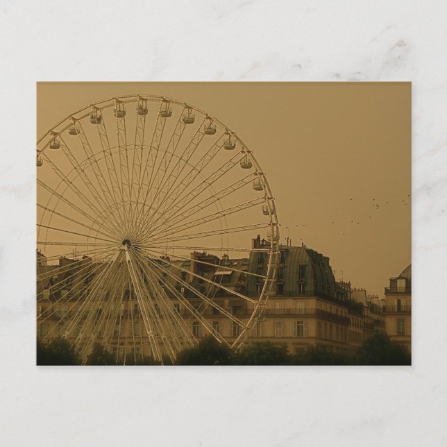 Vintages Paris II Postkarte (Vorderseite)