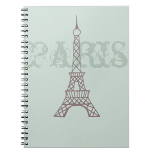 Vintages Paris-Notebook Notizblock