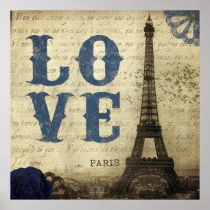 Vintages Paris Poster