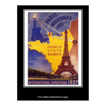 Vintages Pariser Poster