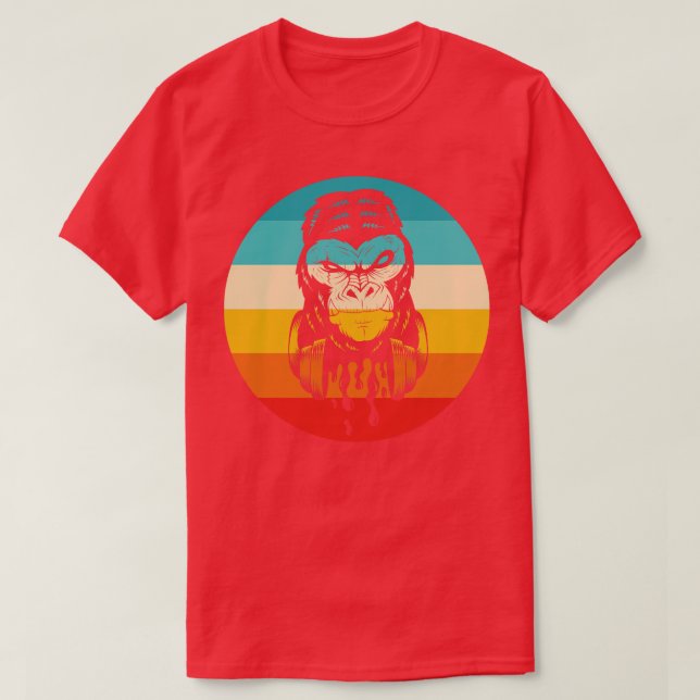 Vintages Party Gorilla T-Shirt (Design vorne)
