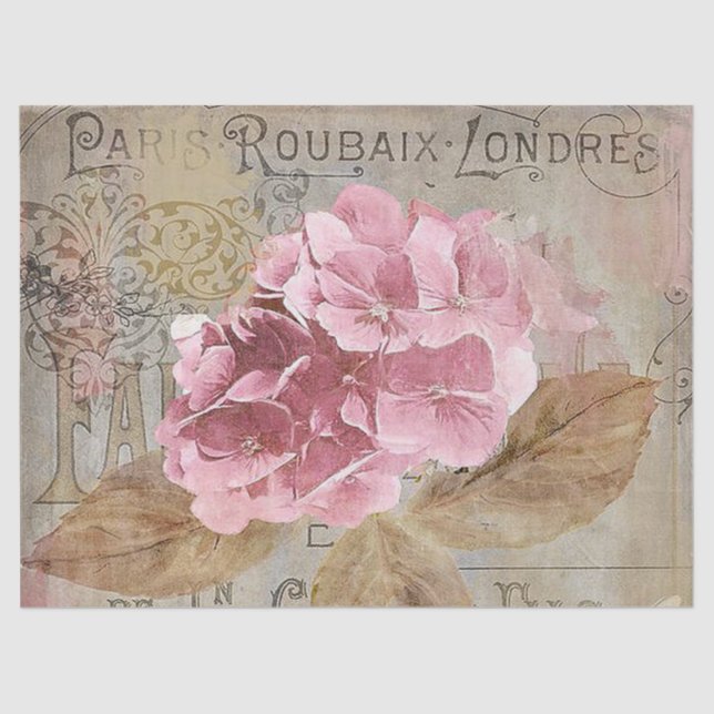 Vintages Party Seidenpapier (Vorderseite)