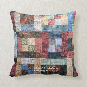 Vintages Patchwork-Quilt Kissen