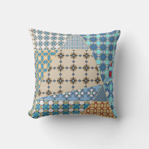 Vintages Patchwork-Quiltmuster. Vintag dekorativ Kissen
