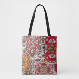 Vintages Patchwork-Quiltmuster. Vintag dekorativ Tasche
