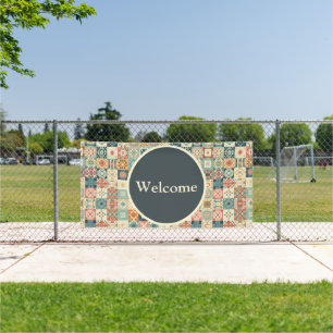 Vintages, Patchwork-Stepplook Banner