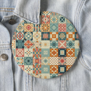 Vintages, Patchwork-Stepplook Button
