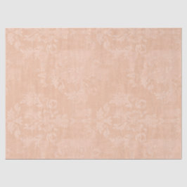 Vintages Peach Antiquitätendekoupage Seidenpapier