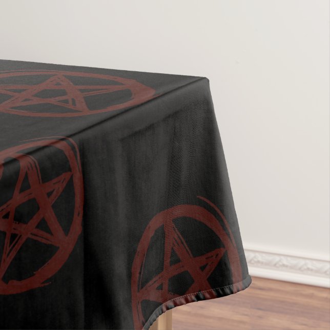 Vintages Pentagramm / Pentagramm Halloween  Tischdecke (Beispiel)