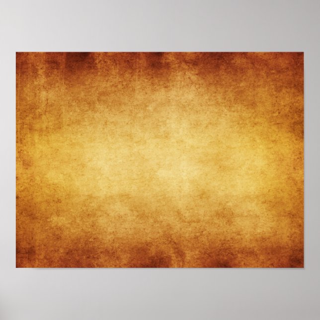 Vintages Pergament Vorgeschichte Papier kundenspez Poster (Vorne)