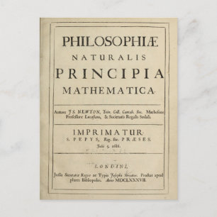 Vintages Philosophiebuch Antike Natur Postkarte