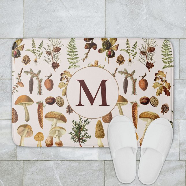 Vintages Pinienwaldmuster Badematte (In situ bathroom floor)