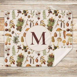 Vintages Pinienwaldmuster Sherpadecke