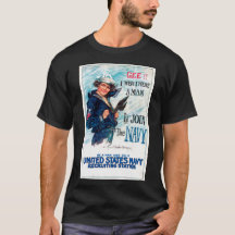 Vintages Plakat der US-Marine