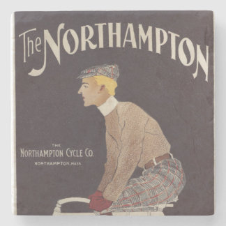 Vintages Plakat Northampton-Zyklus-Co. Steinuntersetzer