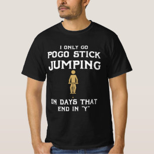 Vintages Pogo Stick Blueprint Design Extreme pogo T-Shirt