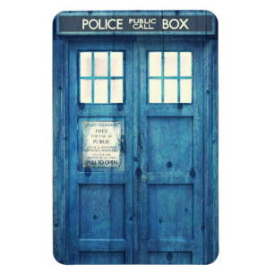 Vintages Polizeitelefon Öffentliche Anrufe Magnet