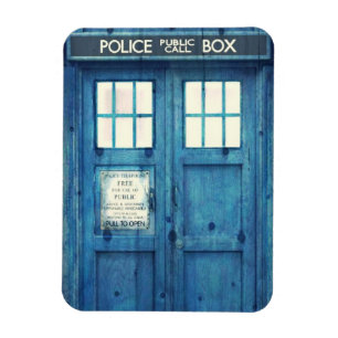 Vintages Polizeitelefon Öffentliche Anrufe Magnet