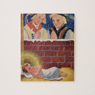 Vintages polnisches Wesołyeh Świąt WeihnachtsRe