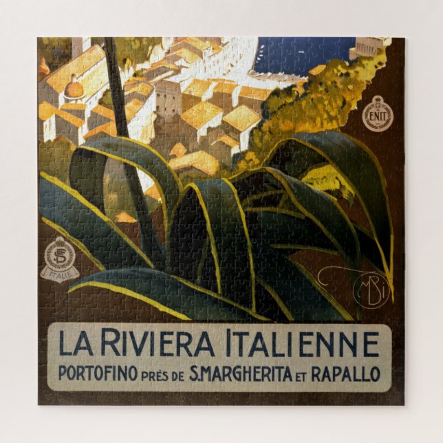 Vintages Portofino Italien Riviera (Vertikal)