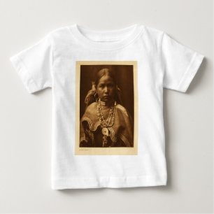 Vintages Portrait eines nativen Amerikanischen Ure Baby T-shirt