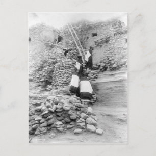 Vintages Portrait eines nativen Amerikanischen Ure Postkarte