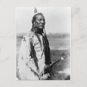 Vintages Portrait eines nativen Amerikanischen Ure Postkarte