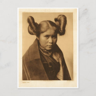 Vintages Portrait eines nativen Amerikanischen Ure Postkarte
