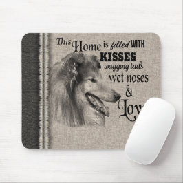 Vintages Porträt niedliches Zitat Mousepad