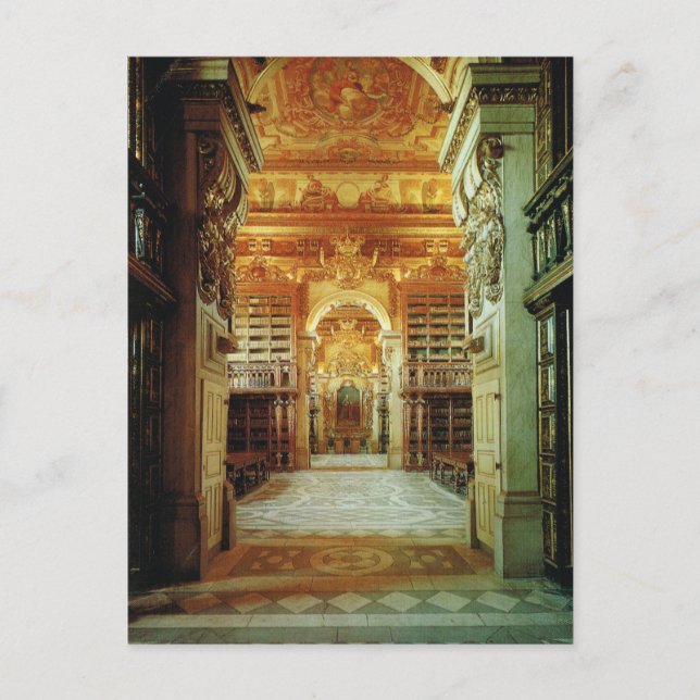 Vintages Portugal, Coimbra, Universitätsbibliothek Postkarte (Vorderseite)